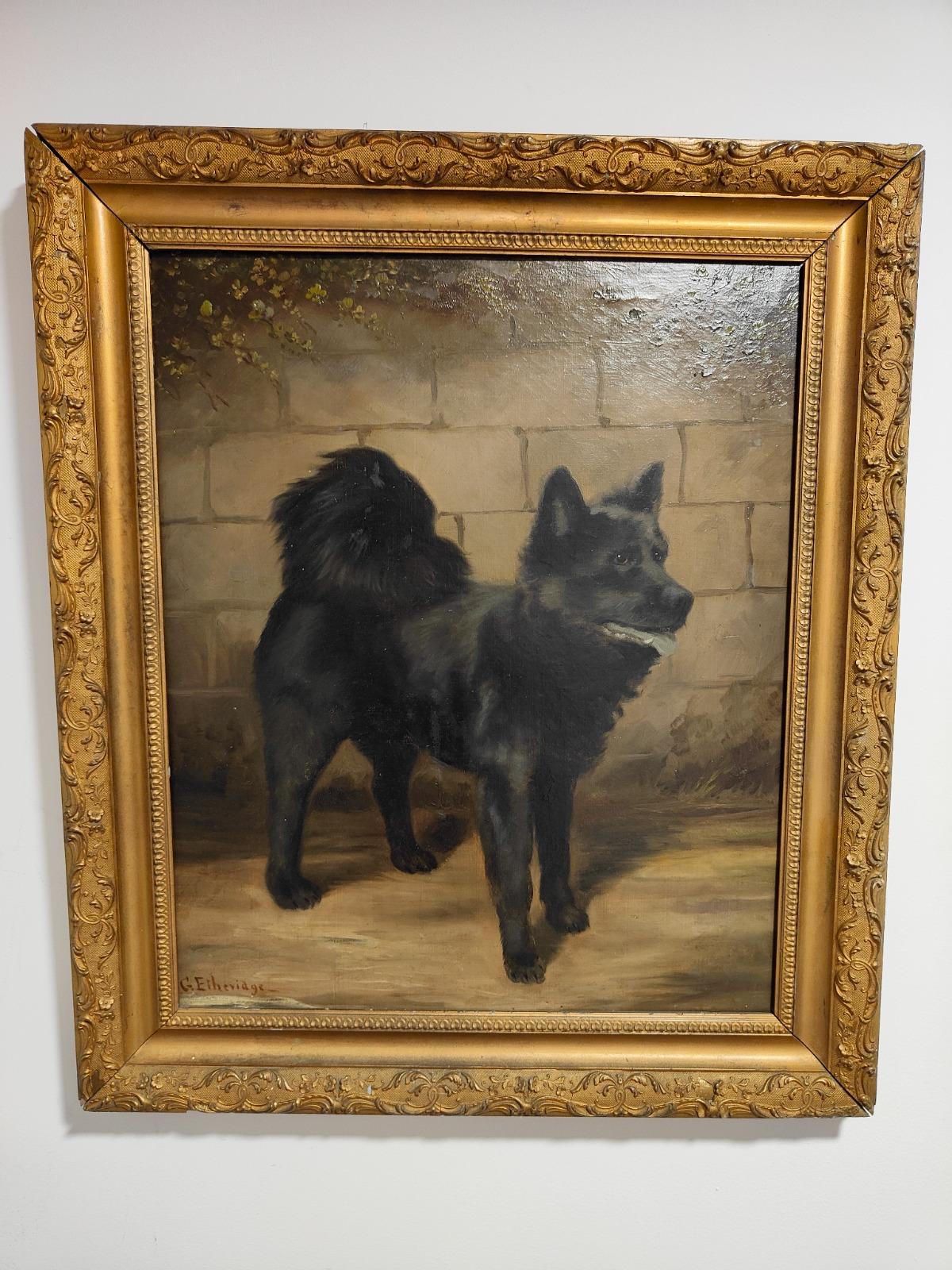 George Etheridge, Öl auf Leinwand, 19. Jahrhundert im Angebot 1