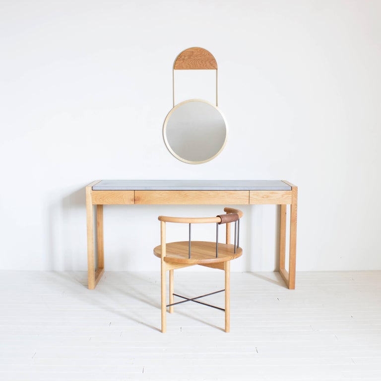 George Executive Desk For At 1stdibs George Executive Desk For Solid Wood Frame Honed Concrete Top Choice Of Integral Color Cast In Pencil