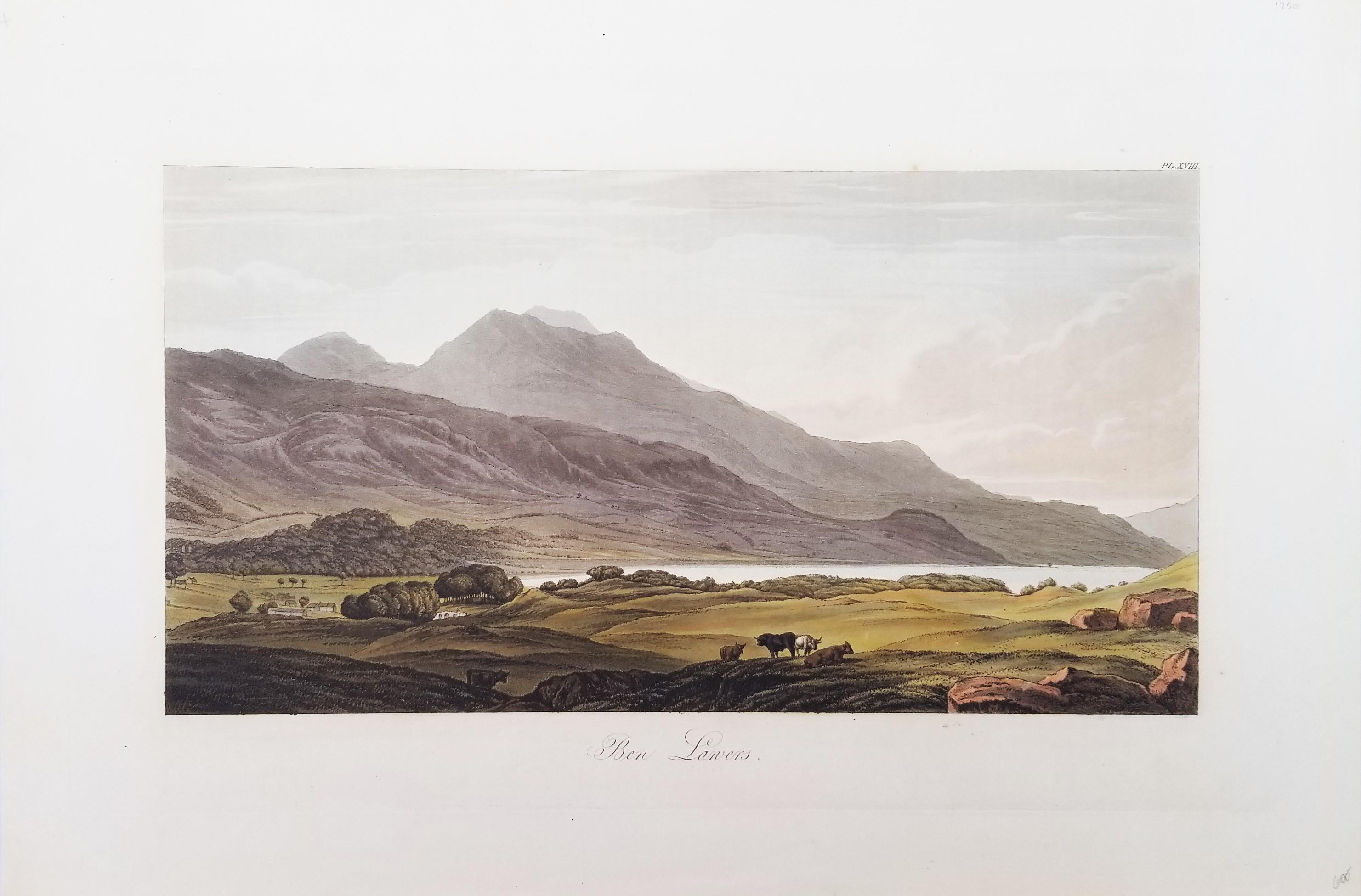 Ben Lawers /// George Fennell Robson Antike schottische Landschaftsgravur-Szene im Angebot 1