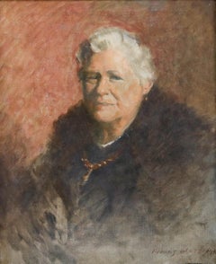 George Fiddes Watt RSA (1873-1960) - Framed Oil, Half Length Portrait of a Lady