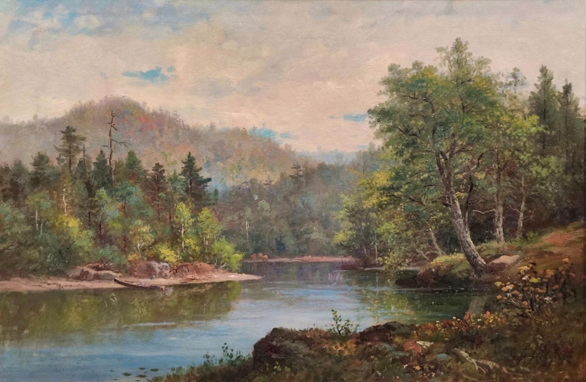 Lungo il fiume, Paesaggio americano, Scena di fiume 1
