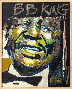 George Frayne "B. B. King" Acrylic on Canvas