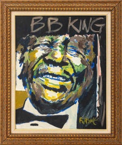 George Frayne "B. B. King" Acrylic on Canvas