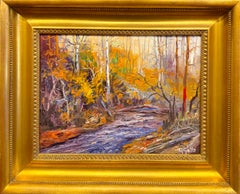 Un ruisseau au crépuscule, New Hope, Pennsylvanie