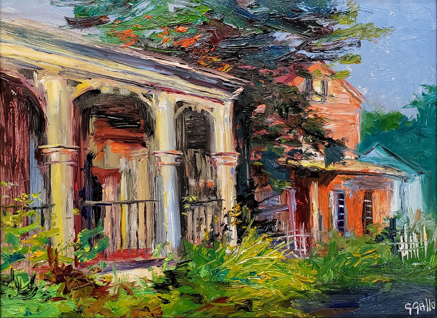 Pennsylvania Storefronts - Painting by George Gallo