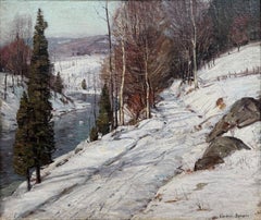 "Forest Snow" George Gardner Symons, Snowy Winter Landscape, Pennsylvania