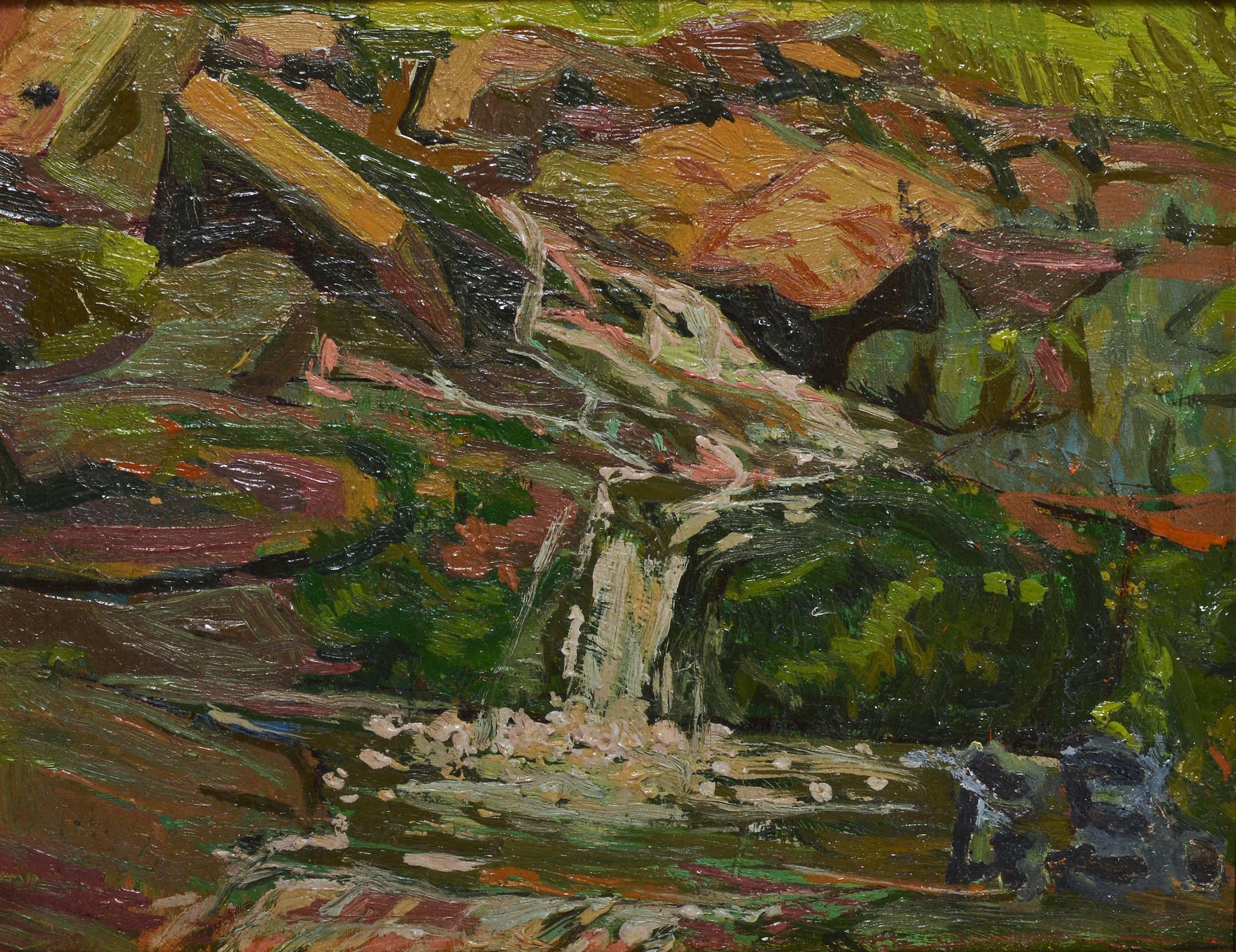 Impressionist Study of a Waterfall by George Gardner Symons 1