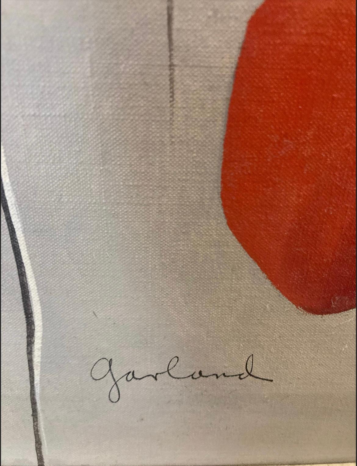 Ésta es una pintura al óleo sobre lienzo 