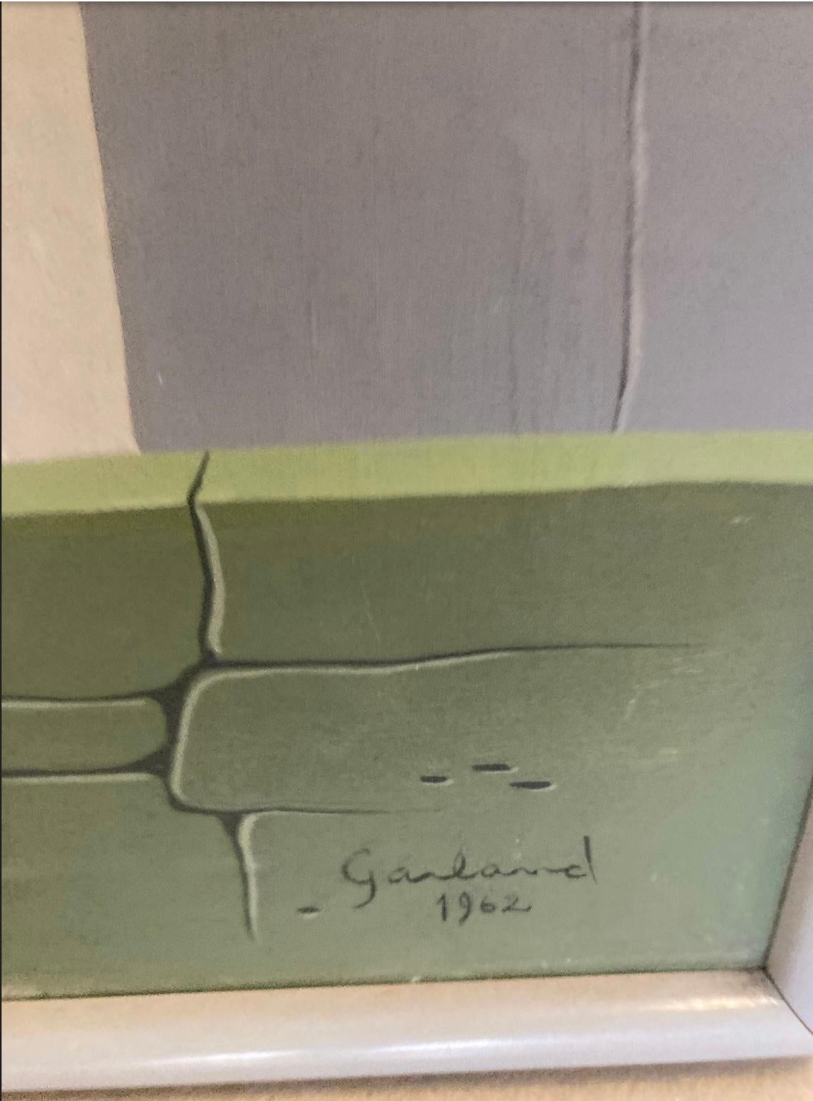 Dies ist ein George Garland 1962 original Ölgemälde auf Leinwand 