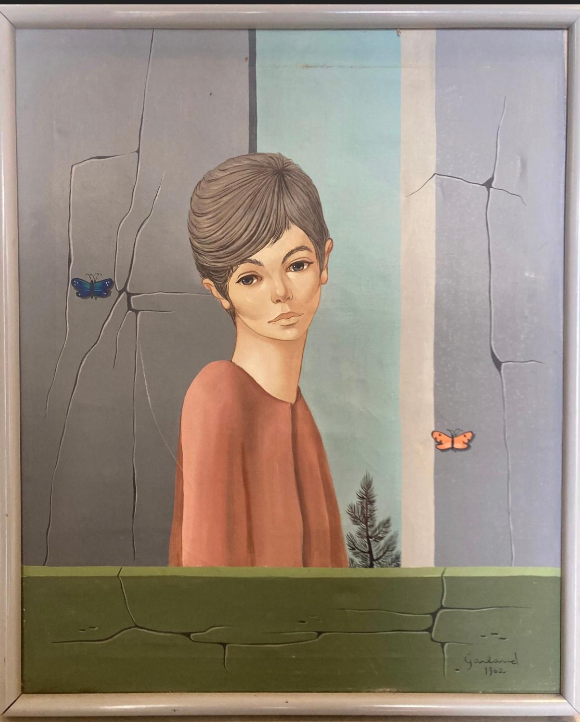 Mädchen – Painting von George Garland
