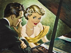 „Journeyman Lover“ Geschichte-Illustration, Saturday Evening Post
