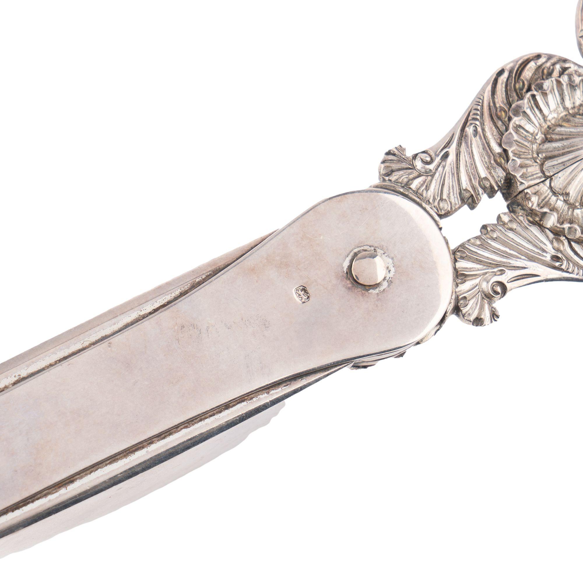 George Gibbs silvered steel wick trimmer, after 1808 For Sale 10