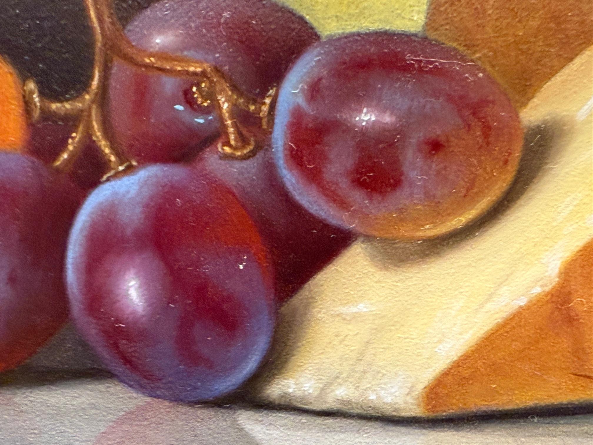 Queso y uvas - Painting de George Gonzalez