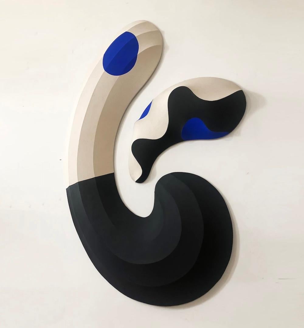 Polymorph II (2023), biomorphic abstract geometric large scale wall sculpture - Abstract Sculpture by George Goodridge