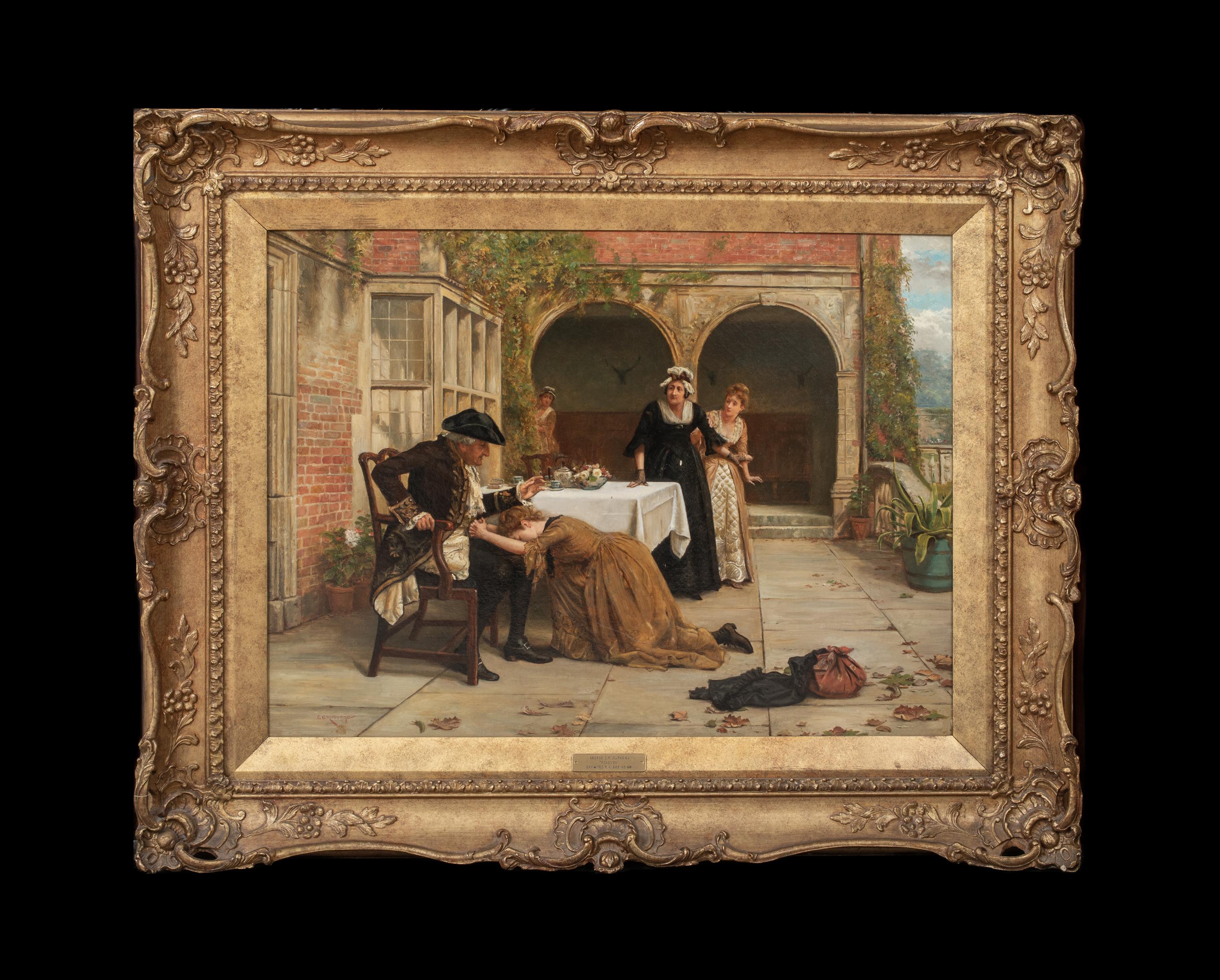 Forgiveness, 19th Century  by George Goodwin Kilburne (1839-1924) For Sale 1