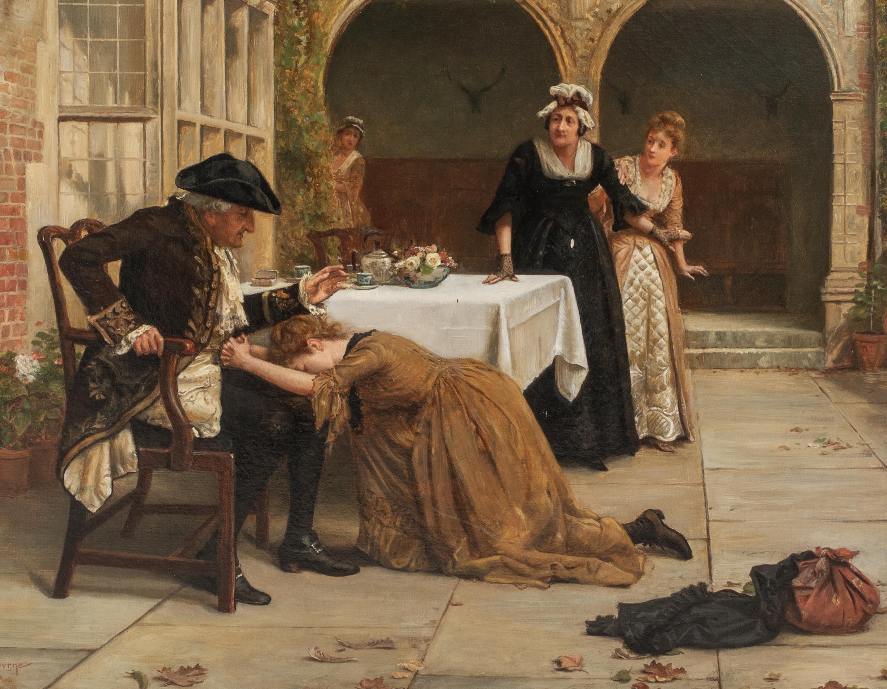 Forgiveness, 19th Century  by George Goodwin Kilburne (1839-1924) For Sale 4