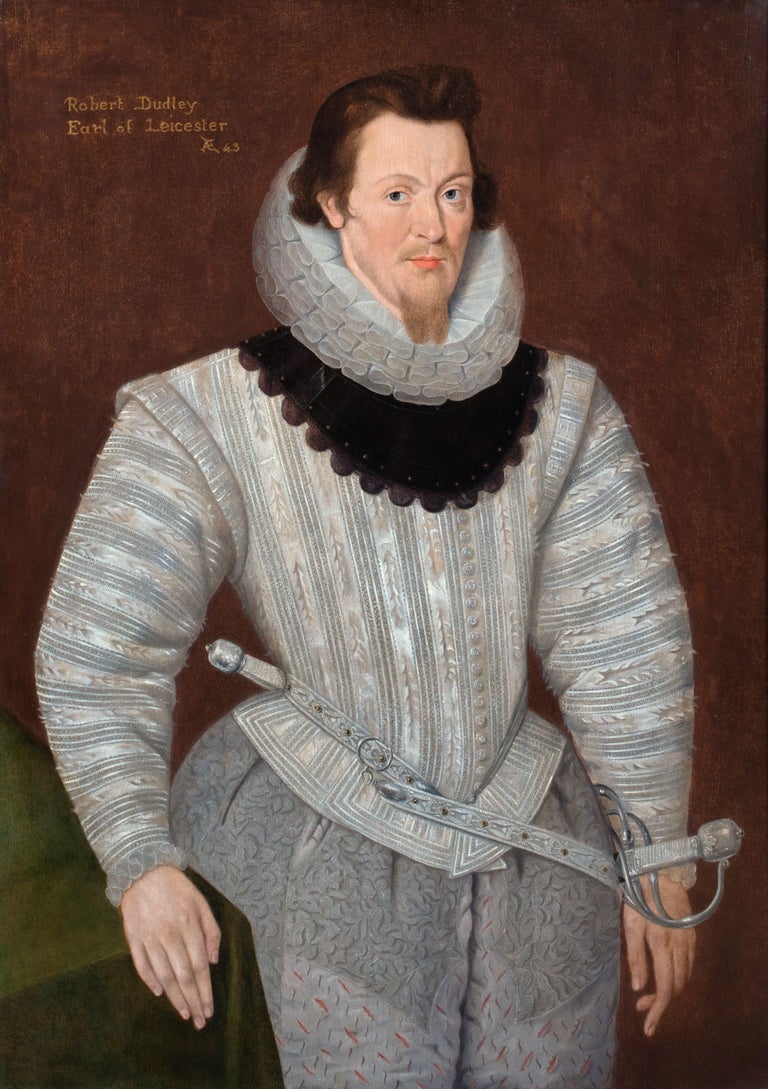 Portrait Identified As Robert Dudley 1st Earl of Leicester at 1stDibs