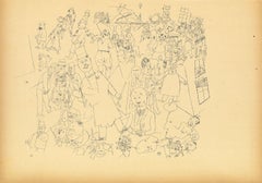 Bourgeois World - Original Lithograph and Offset by George Grosz - 1923