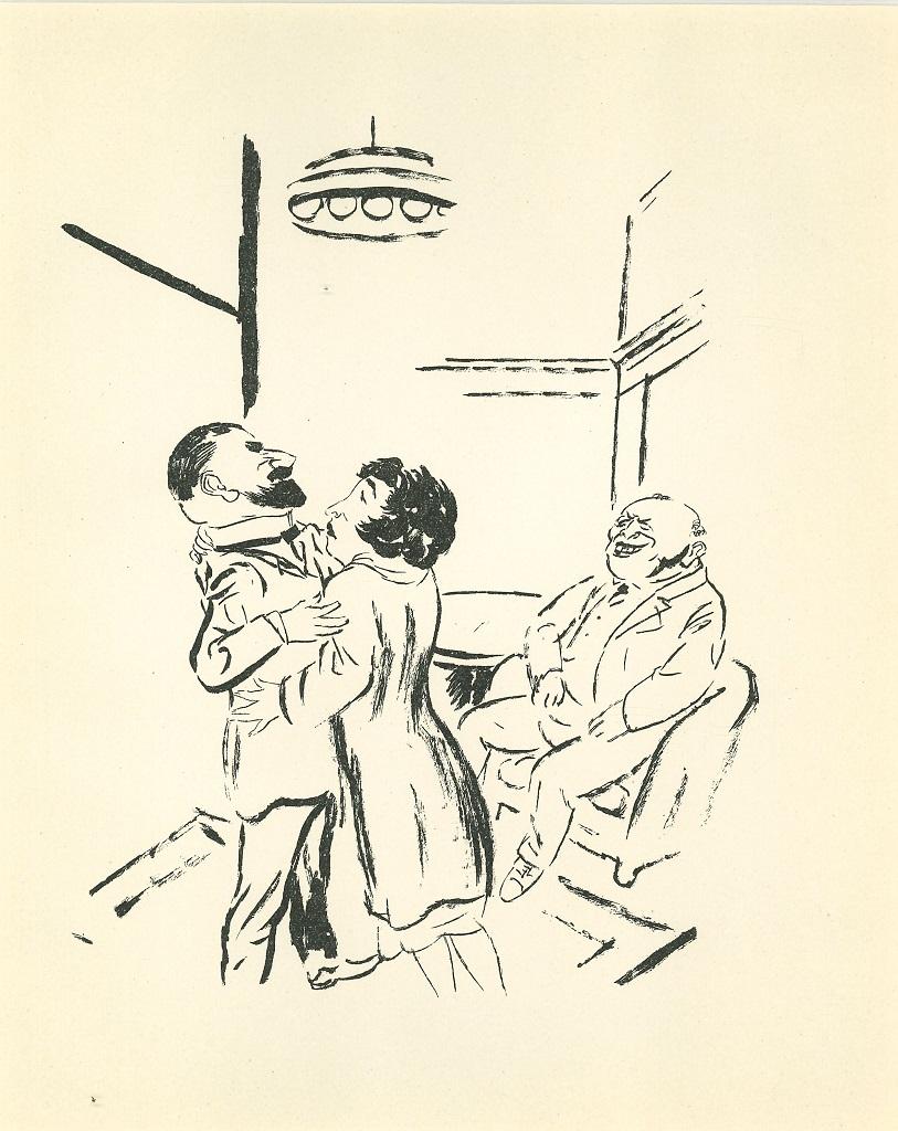 Forgiveness – Lithographie und Offset von George Grosz – 1925