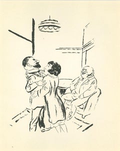 Forgiveness - Lithographie et offset de George Grosz - 1925