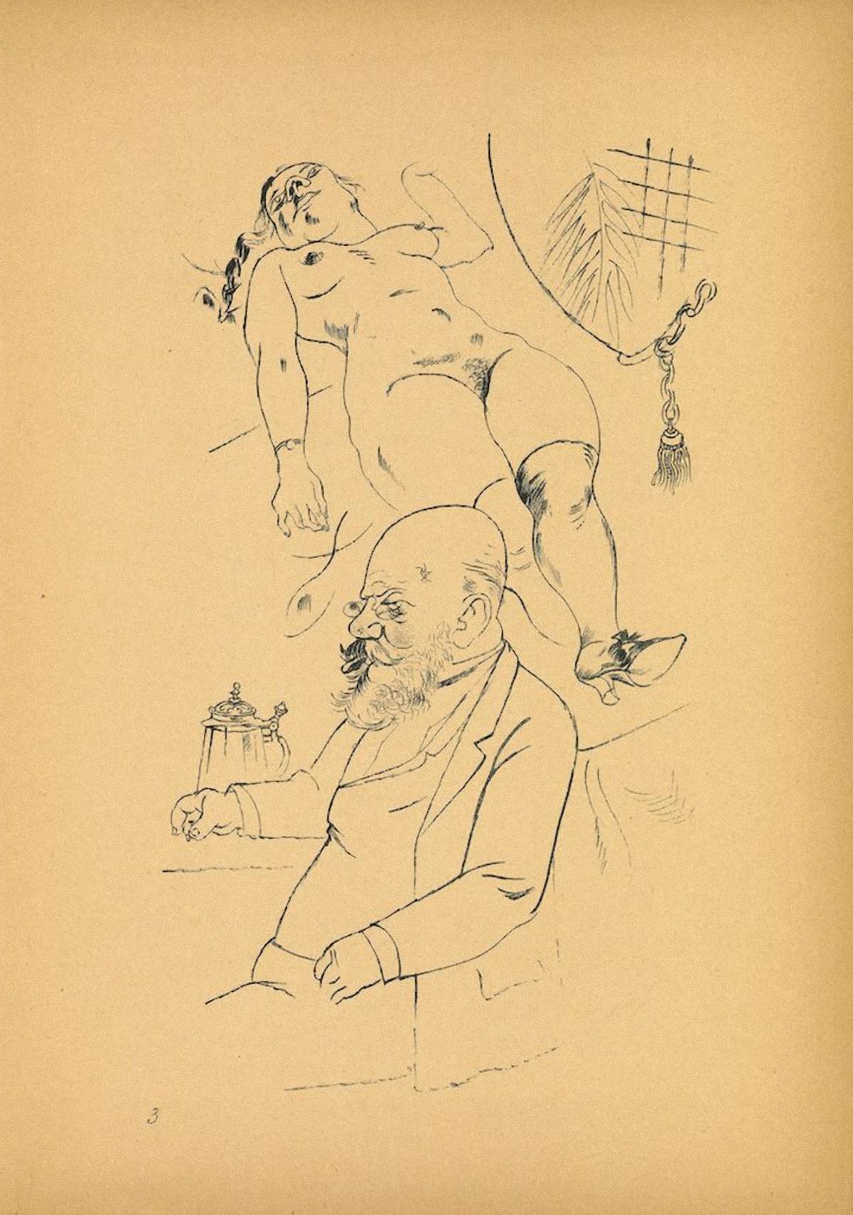 according to george grosz what are the 3 allegorical methods