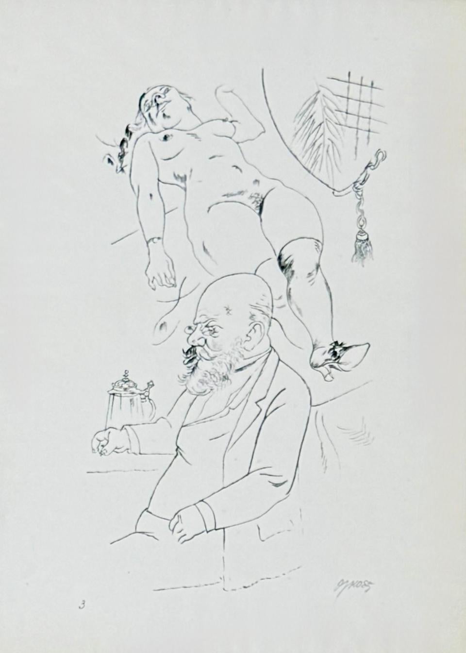 George Grosz (1893–1959) – Aus der Jugendzeit – Heliogravure on paper – 1922