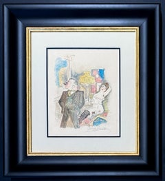 George Grosz (1893–1959) – Kraft und Anmut – Color lithograph – 1923