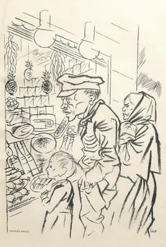 Hunger – Lithographie von George Grosz – 1924