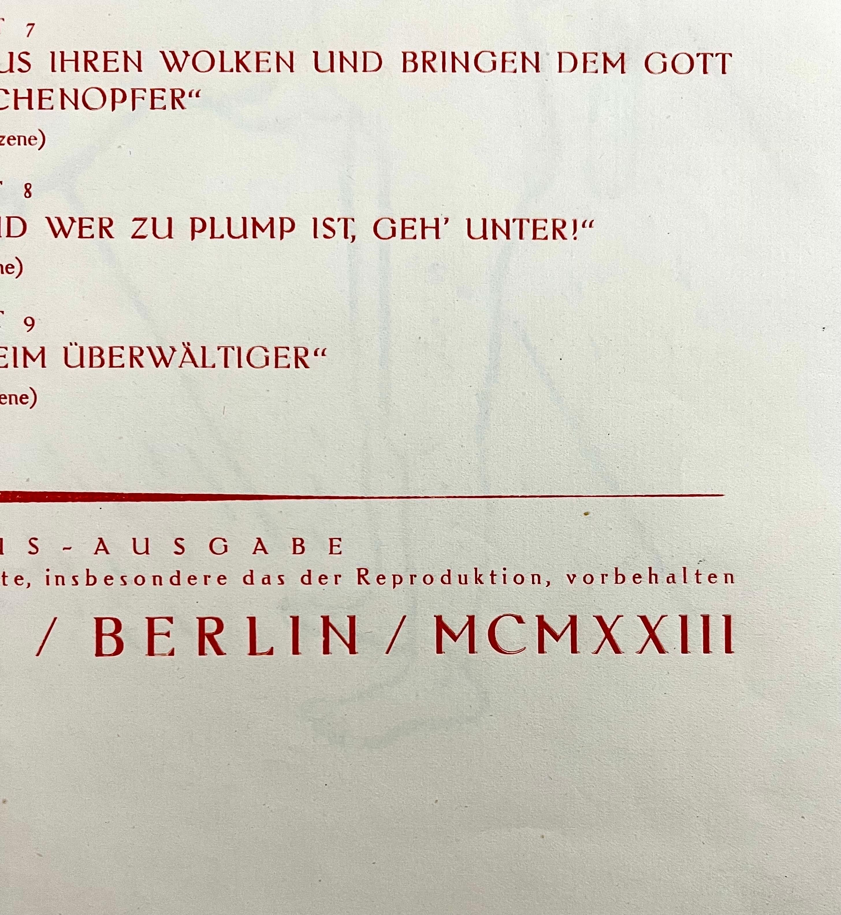 Große Lithographie von George Grosz aus dem Jahr 1923, Die Rauber, Deutscher Expressionismus, WPA- Realismus  im Angebot 15