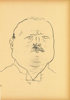 Hombre de Honor - Offset y Litografía de George Grosz - 1923