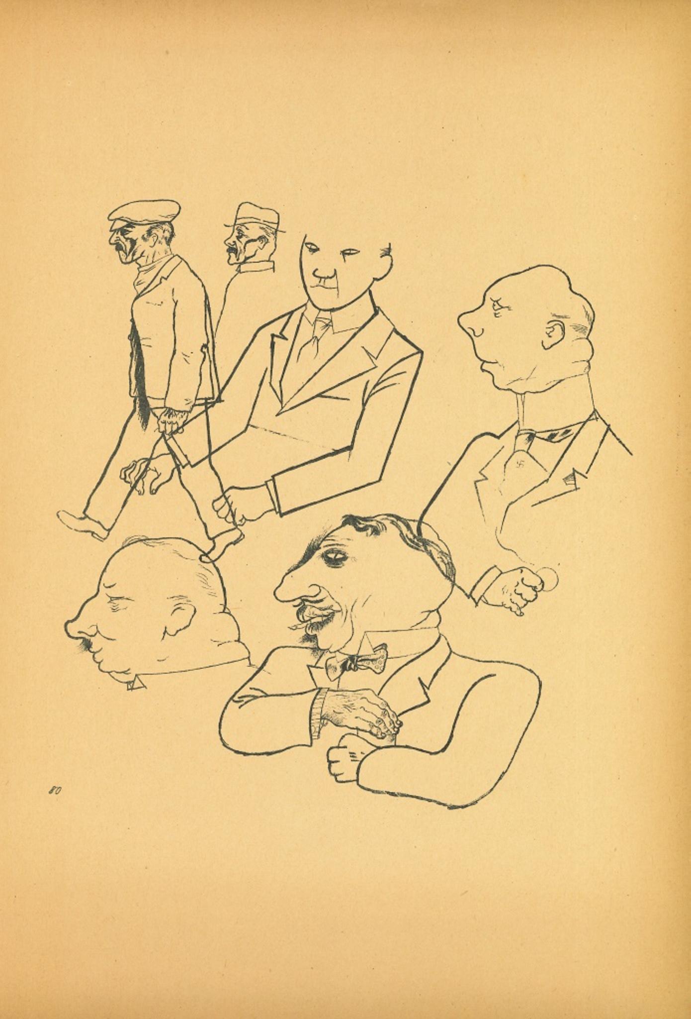 Uomini da Ecce Homo è una litografia e offset originale realizzata da George Grosz.

L'opera è la lastra n. 80 del portfolio Ecce Homo pubblicato tra il 1922/1923, edizione di Der Malik-Verlag Berli, che include una stampa litografica