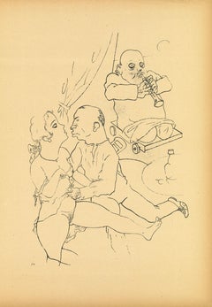 Serenata de George Grosz - 1923