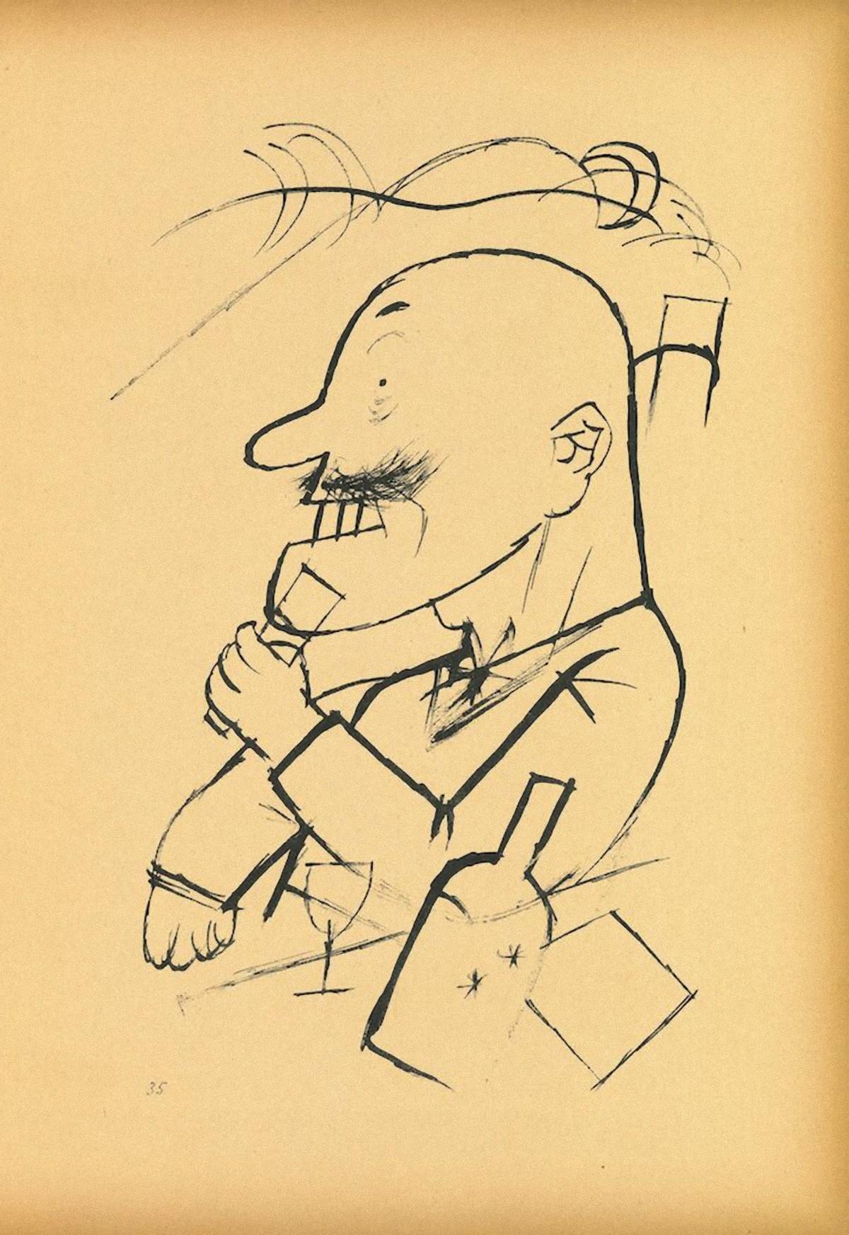 according to george grosz what are the 3 allegorical methods