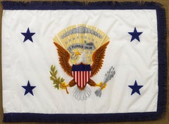 George H W Bush Vice-Presidential Limousine Flag, circa 1981-1989
