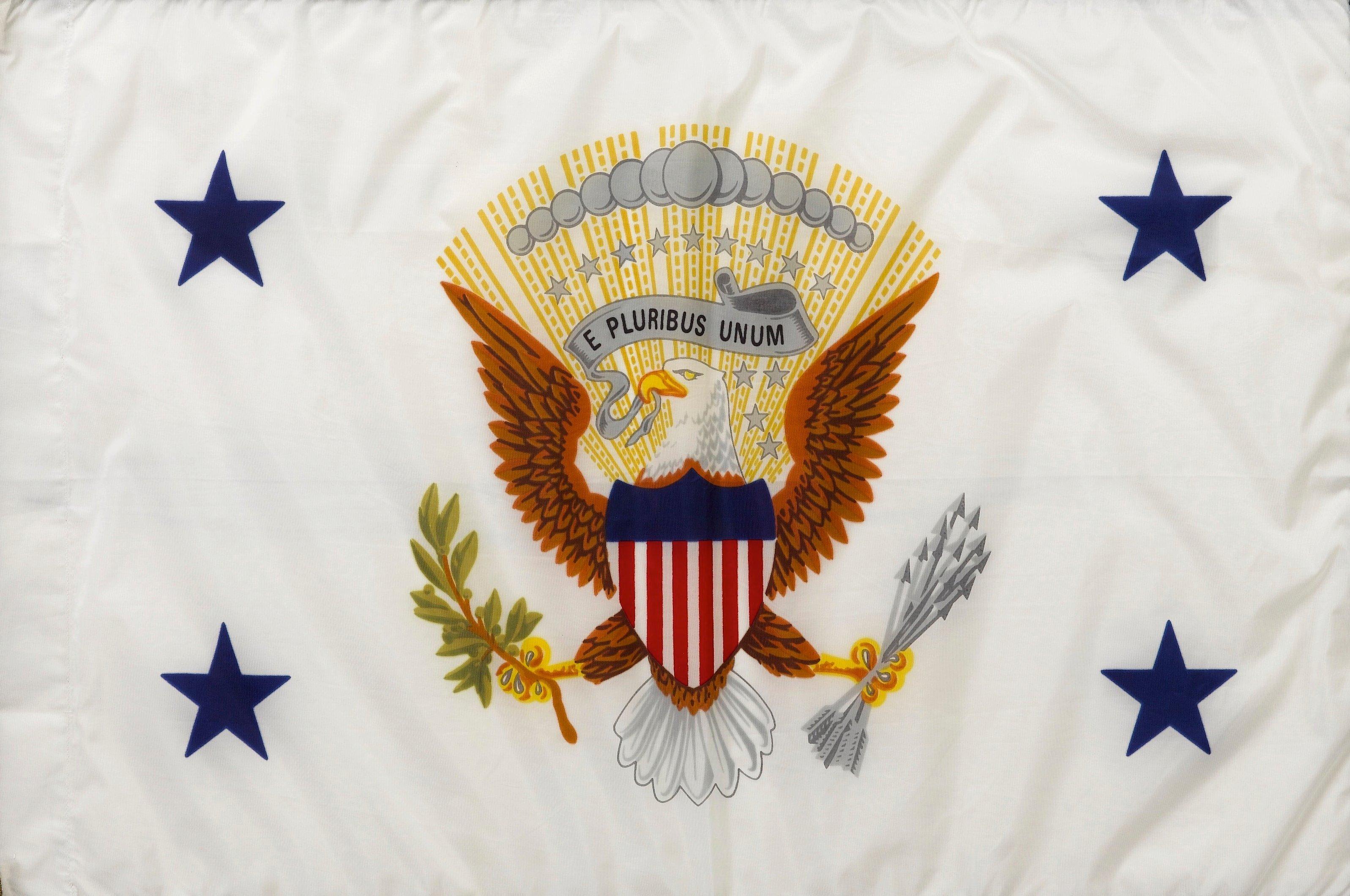 American George H W Bush Vice-Presidential Limousine Flag, circa 1981-1989