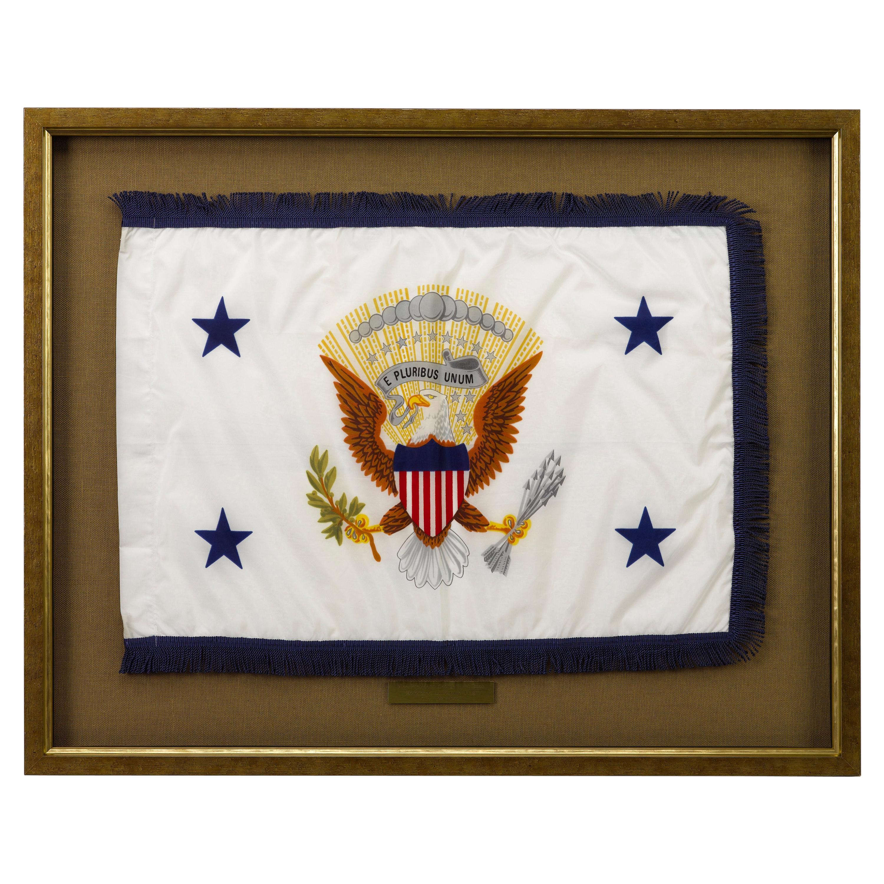 George H W Bush Vice-Presidential Limousine Flag, circa 1981-1989