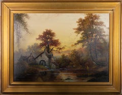 George Harris (1855-1936) - 1913 Oil, Water Mill