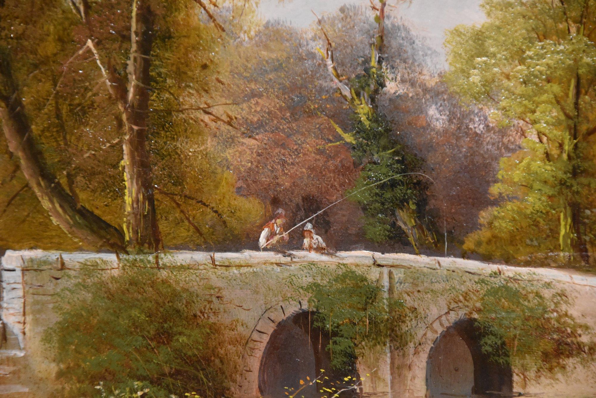 Oil Painting Pair by George Harris 