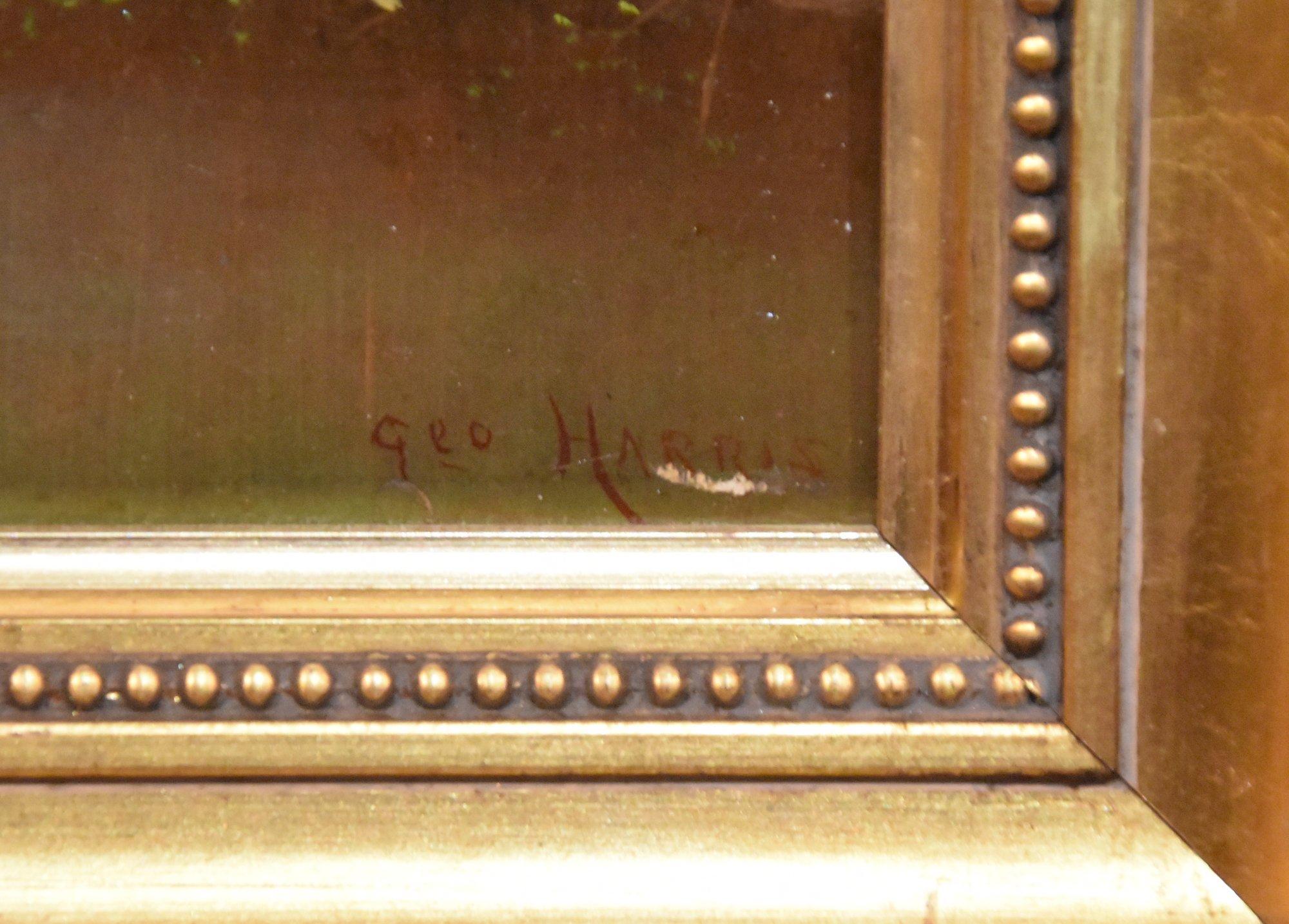 Oil Painting Pair by George Harris 
