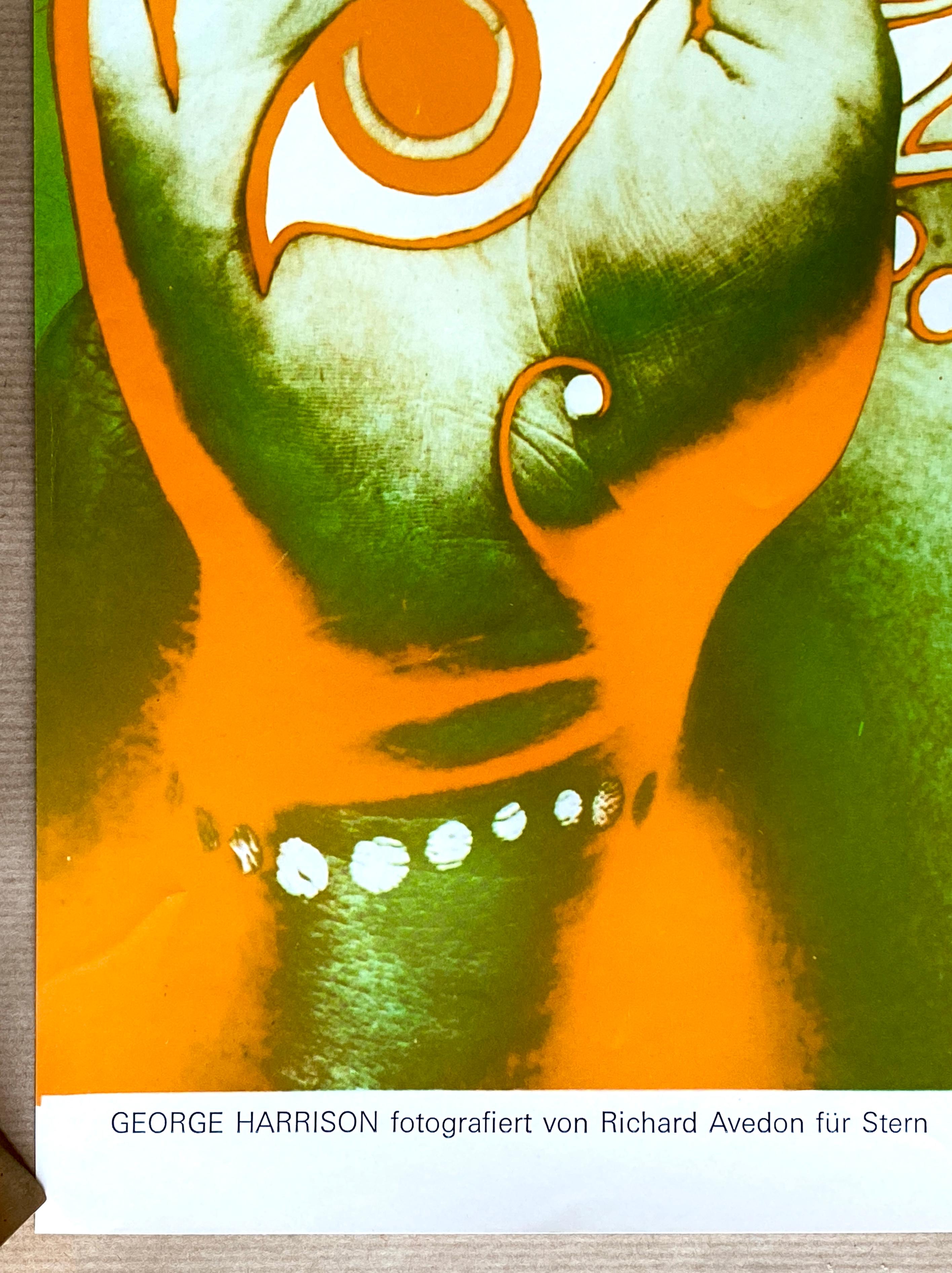 Mid-20th Century George Harrison Original Vintage Poster by Richard Avedon, 1967