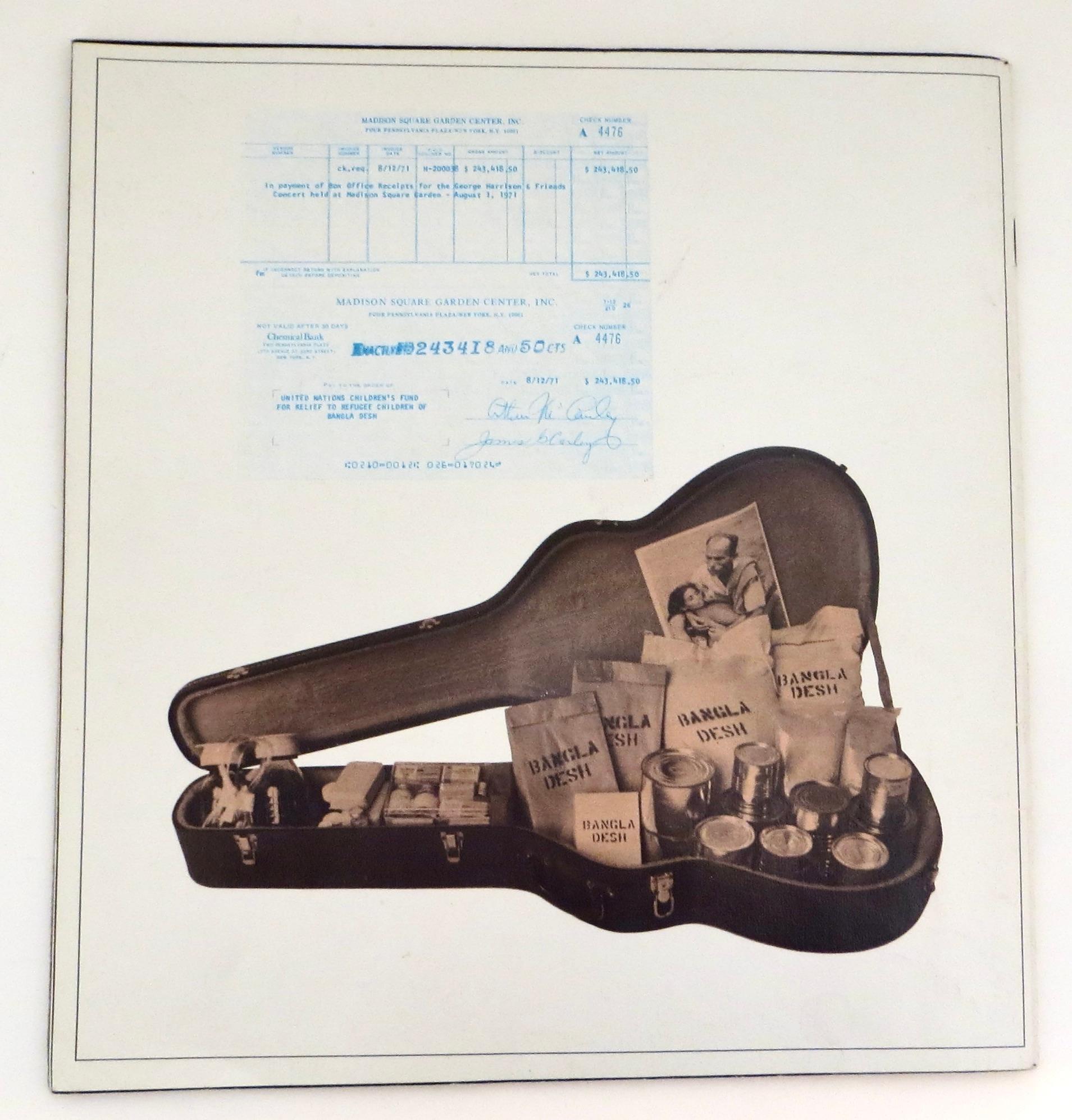 Post Konzertprogramm „The Concert For Bangladesh“ von George Harrison, 1. August 1971 im Angebot 6