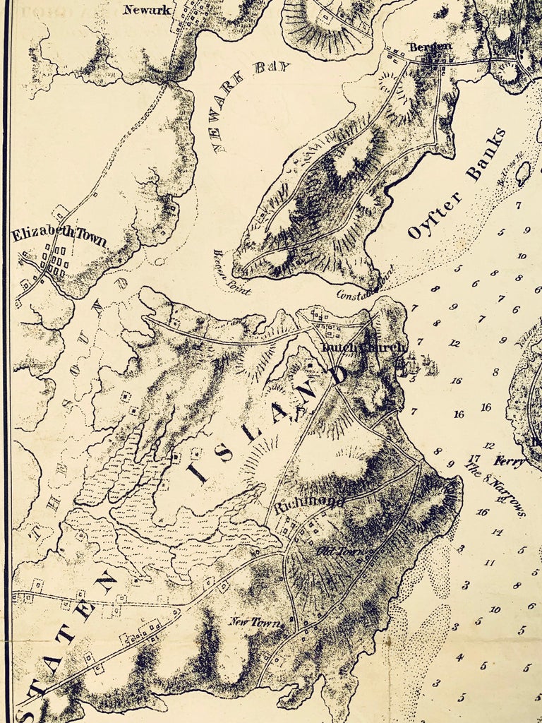 Hayward 1776 Sketch of New York Harbor and Vicinity made by