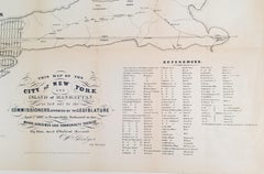 Map of City of New York and Island of Manhattan