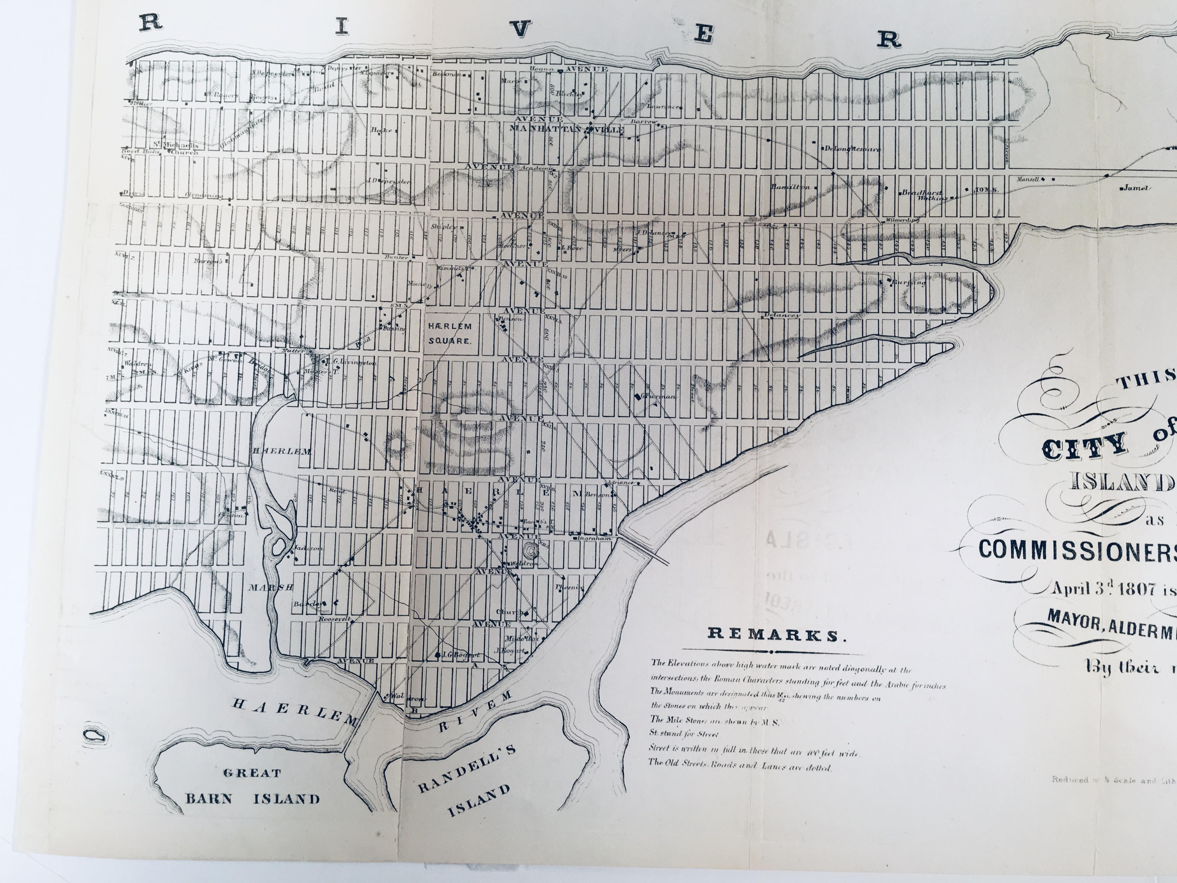 island of manhattan map