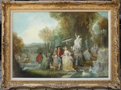 "Fete Champetre" Victorian Park Scene