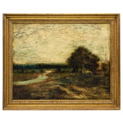 George Henry Bogert:: peinture à l'huile sur toile de paysage.