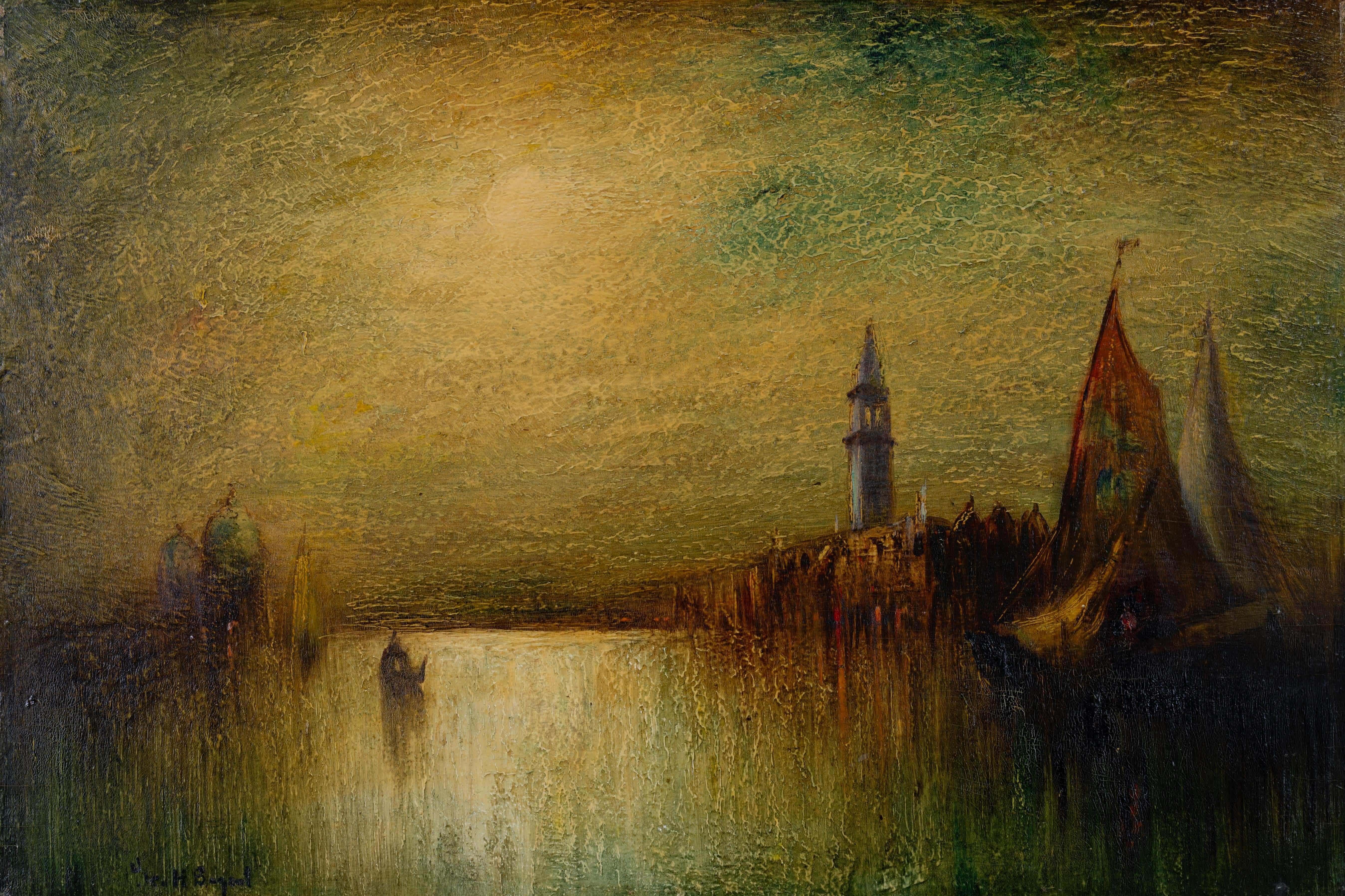 Gran Canal de Venecia - Painting de George Henry Bogert