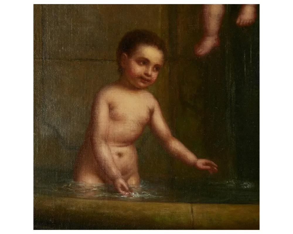 XIXe siècle Huile sur toile de George Henry Hall, 1892