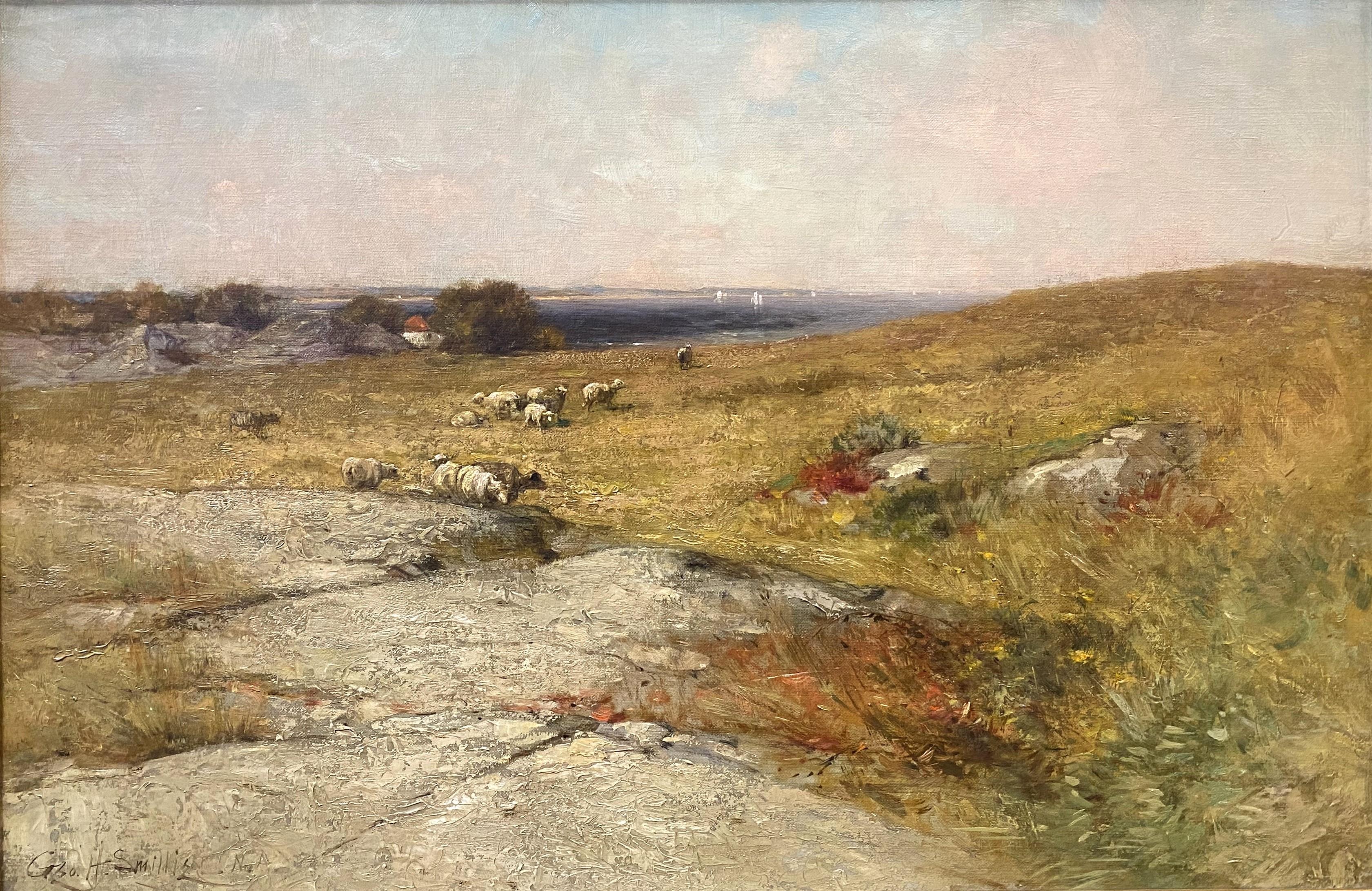 Near Marblehead, Mass - Painting by George Henry Smillie