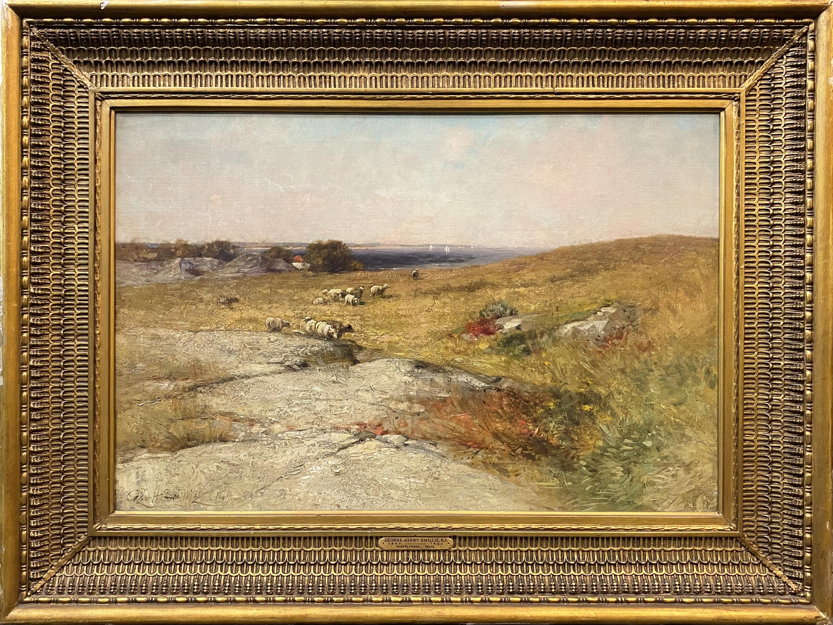 George Henry Smillie Landscape Painting - Near Marblehead, Mass